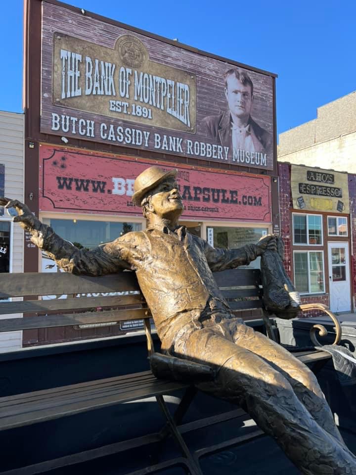 Butch Cassidy Statue at Heritage Park Butch Cassidy Statue at Heritage Park