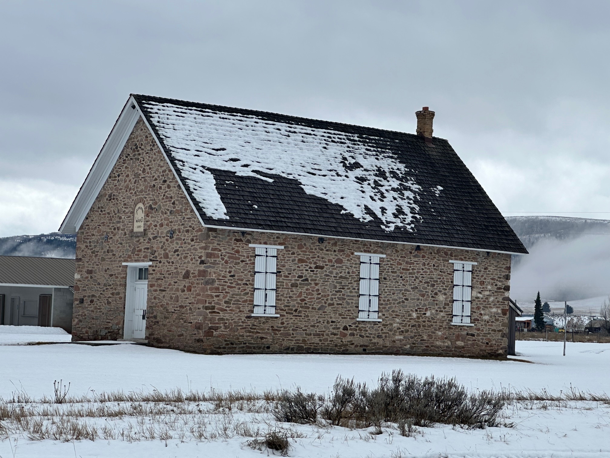 Old Rock Church Museum; Auburn, WY