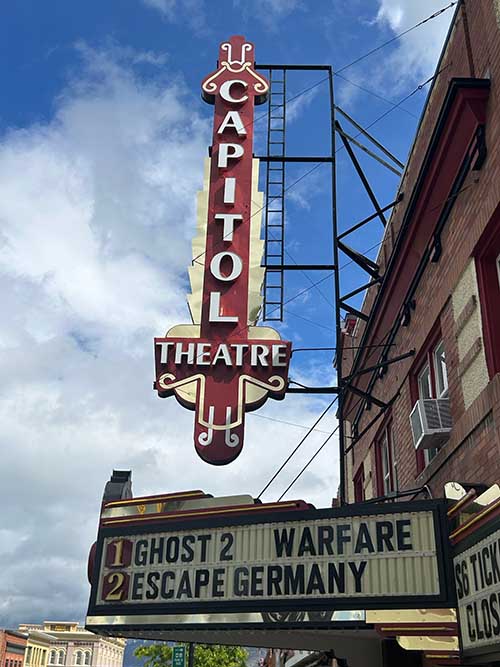 The Capitol Theater Sign in Brigham City The Capitol Theater Sign in Brigham City